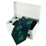 Ensemble Cravate Motif Floral 4 Pièces - Coffret Complet Élégant Homme – Cravate homme | lasanderss.store