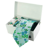 Ensemble Cravate Motif Floral 4 Pièces - Coffret Complet Élégant Homme – Cravate homme | lasanderss.store