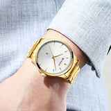 Ensemble montre doré pour homme et femme – | lasanderss.store