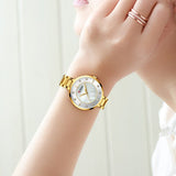 Ensemble montre doré pour homme et femme – | lasanderss.store