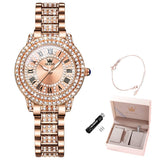 Ensemble Montre esthétique en cristal et Bracelet élégante pour femme – | lasanderss.store