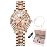 Ensemble Montre esthétique en cristal et Bracelet élégante pour femme – | lasanderss.store