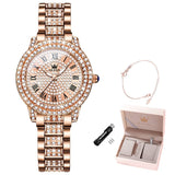 Ensemble Montre esthétique en cristal et Bracelet élégante pour femme – | lasanderss.store