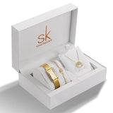 Ensemble montres à Quartz Bracelet collier pour femme – | lasanderss.store