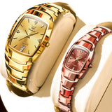 Ensemble Montres Couple Quartz Tungstène Acier Étanche Date – Montres | lasanderss.store