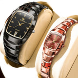Ensemble Montres Couple Quartz Tungstène Acier Étanche Date – Montres | lasanderss.store