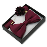 Ensemble Nœud Papillon Broche Poche Homme - Polyester Tatting Élégant – nœud papillon en soie | lasanderss.store