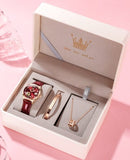 Femmes montre mécanique bracelet en cuir bracelet – | lasanderss.store