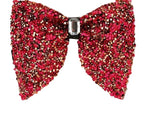 Grand Nœud Papillon Strass Noir Doré - Polyester 11,5x9cm Unisexe – Nœuds Papillon | lasanderss.store