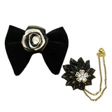 Grand Nœud Papillon Velours Cachemire Broche - Unisexe Élégant – Nœuds Papillon | lasanderss.store