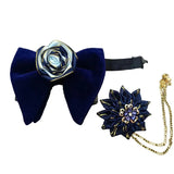 Grand Nœud Papillon Velours Cachemire Broche - Unisexe Élégant – Nœuds Papillon | lasanderss.store