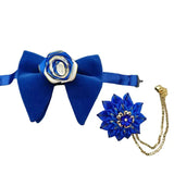 Grand Nœud Papillon Velours Cachemire Broche - Unisexe Élégant – Nœuds Papillon | lasanderss.store