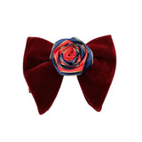 Grand Nœud Papillon Velours Cachemire Fait Main - Unisexe Luxe – Nœuds Papillon | lasanderss.store