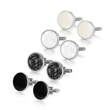 Lot 4 Paires Boutons Manchette Homme – Accessoires | lasanderss.store