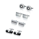 Lot 4 Paires Boutons Manchette Homme – Accessoires | lasanderss.store