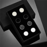 Lot 4 Paires Boutons Manchette Homme - Boîte Cadeau Métal Classique – Accessoires | lasanderss.store