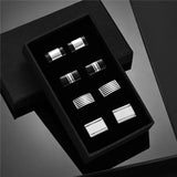 Lot 4 Paires Boutons Manchette Homme - Boîte Cadeau Métal Classique – Accessoires | lasanderss.store