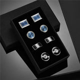 Lot 4 Paires Boutons Manchette Homme - Boîte Cadeau Métal Classique – Accessoires | lasanderss.store