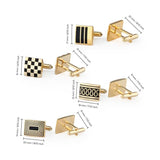 Lot 4 Paires Boutons Manchette Homme - Boîte Cadeau Métal Classique – Accessoires | lasanderss.store