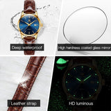 Montre à Quartz bracelet en cuir pour femmes – | lasanderss.store