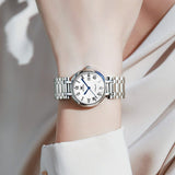 Montre à Quartz luxueuse et élégante en acier inoxydable pour femmes – | lasanderss.store