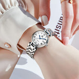 Montre à Quartz luxueuse et élégante en acier inoxydable pour femmes – | lasanderss.store