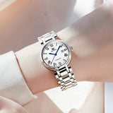 Montre à Quartz luxueuse et élégante en acier inoxydable pour femmes – | lasanderss.store