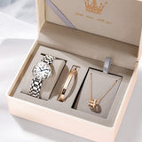 Montre à Quartz luxueuse et élégante en acier inoxydable pour femmes – | lasanderss.store