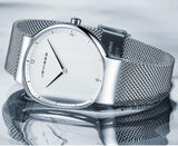 Montre à Quartz Ultra mince maille en acier pour hommes et femmes – | lasanderss.store