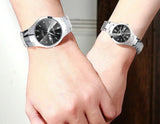 Montre acier tungstène rond pour amoureux – | lasanderss.store