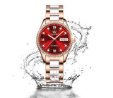 Montre - bracelet automatique en céramique pour femme – | lasanderss.store