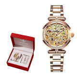 Montre Bracelet Automatique Femme Diamant Évidée Mécanique – Montre femme | lasanderss.store