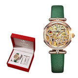 Montre Bracelet Automatique Femme Diamant Évidée Mécanique – Montre femme | lasanderss.store