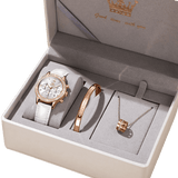 Montre - bracelet de luxe en cuir pour femmes – | lasanderss.store