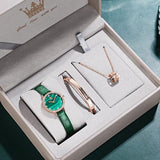 Montre - bracelet de luxe en cuir pour femmes – | lasanderss.store