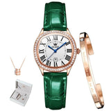 Montre - bracelet de luxe en cuir pour femmes – | lasanderss.store