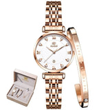 Montre bracelet et collier de luxe pour femmes 3 pcs dans un magnifique coffret – | lasanderss.store
