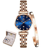 Montre bracelet et collier de luxe pour femmes 3 pcs dans un magnifique coffret – | lasanderss.store