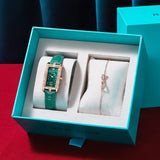 Montre carré à Quartz Bracelet en cuir pour femmes – | lasanderss.store