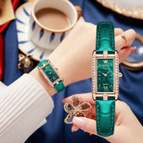 Montre carré à Quartz Bracelet en cuir pour femmes – | lasanderss.store
