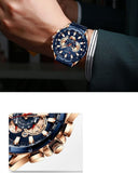 Montre chronographe design élégant acier inoxydable pour couple – | lasanderss.store