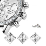 Montre cuir élégante et bracelet inox pour femmes – | lasanderss.store
