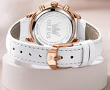 Montre cuir élégante et bracelet inox pour femmes – | lasanderss.store