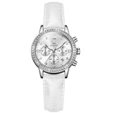 Montre cuir élégante et bracelet inox pour femmes – | lasanderss.store
