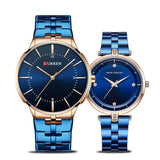 Montre de couple bleu – | lasanderss.store
