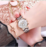 Montre de Couple Chronographe simple et chic en acier inoxydable – | lasanderss.store