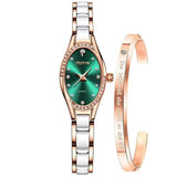Montre élégant céramique avec Bracelet pour femme – | lasanderss.store