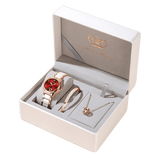 Montre élégante en céramique avec bracelet et collier pour femmes – Montre céramique | lasanderss.store