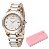 Montre Femme Céramique Acier Cristal Saphir Quartz - 2,8cm Luxe – Montres | lasanderss.store