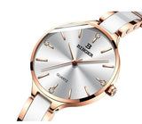 Montre Femme Céramique Cristal Saphir Étanche - Acier 33mm Luxe – Montres | lasanderss.store